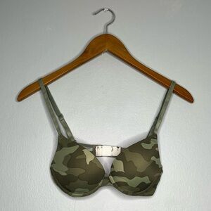 PINK Victoria’ Secret Camouflage Camo Pink Push Up Bra 24B (Inventory W)
